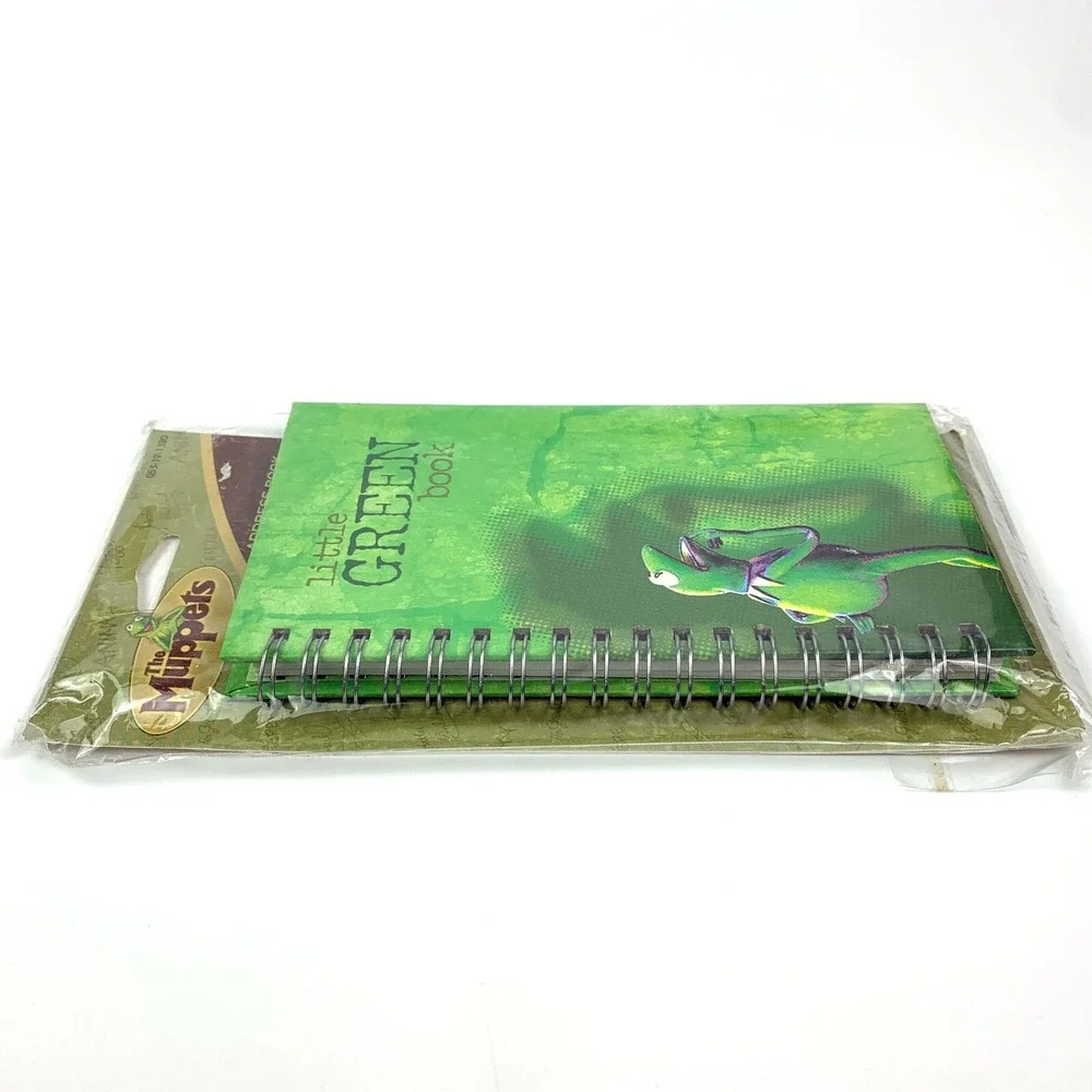 The Muppets little green book Address Book American Greetings Kermit the Frog‎